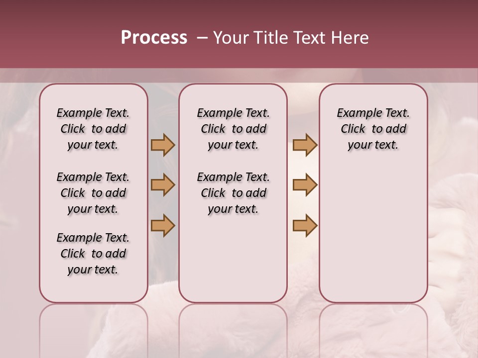 Winter Pink Fashion PowerPoint Template