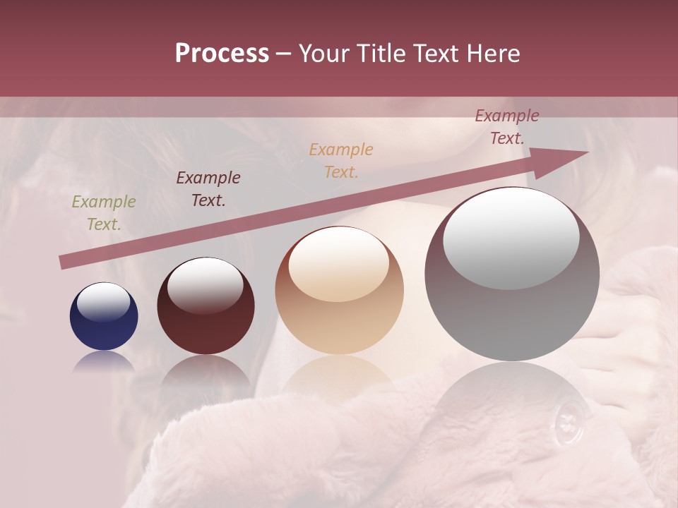 Winter Pink Fashion PowerPoint Template