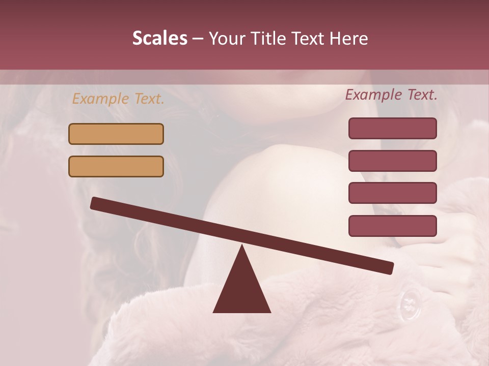 Winter Pink Fashion PowerPoint Template