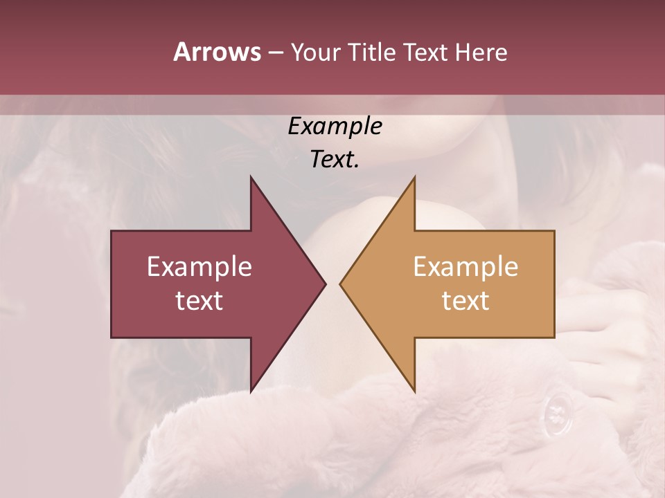 Winter Pink Fashion PowerPoint Template