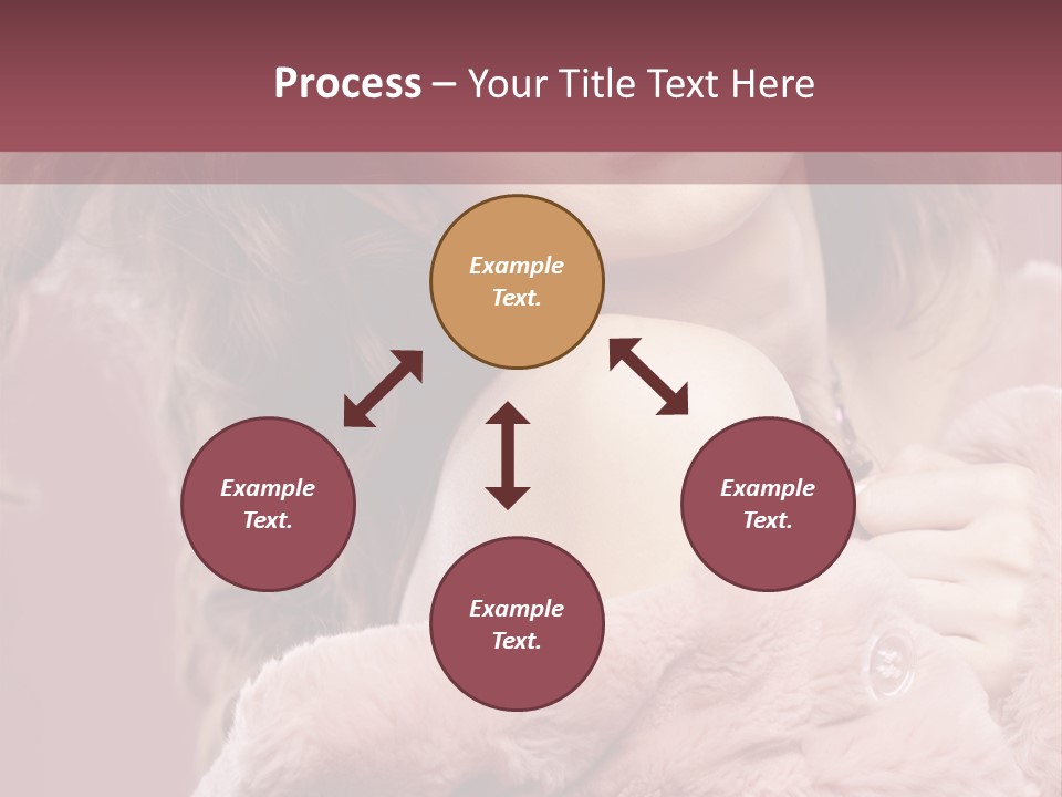 Winter Pink Fashion PowerPoint Template