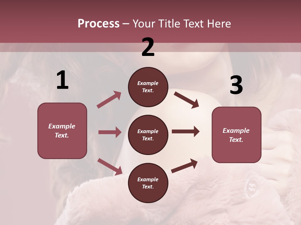 Winter Pink Fashion PowerPoint Template