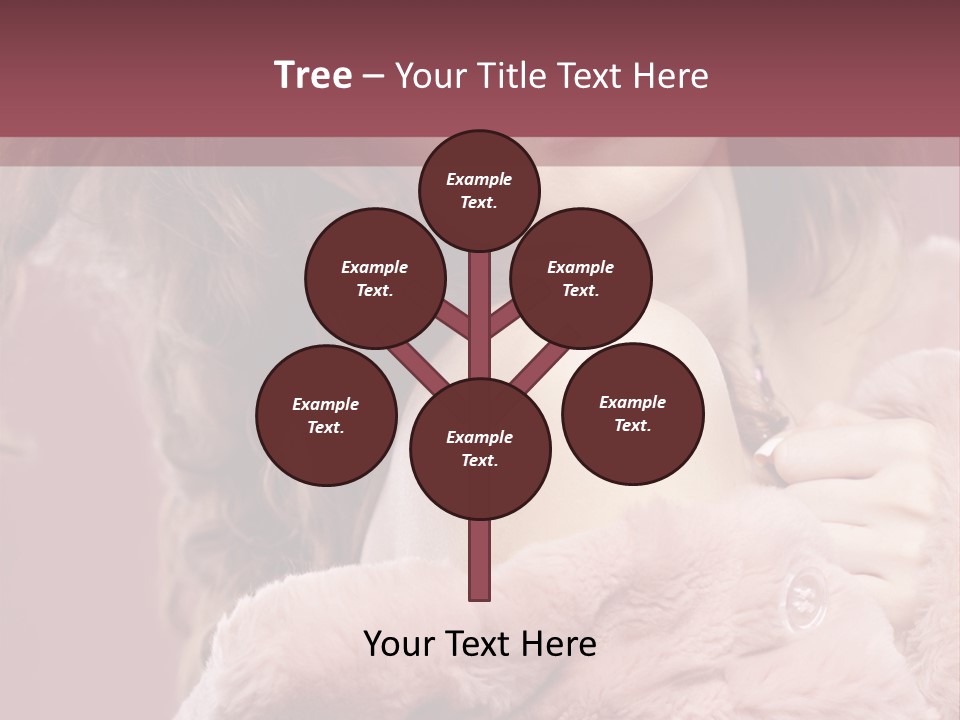 Winter Pink Fashion PowerPoint Template