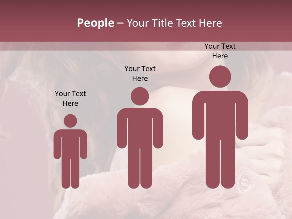 Winter Pink Fashion PowerPoint Template