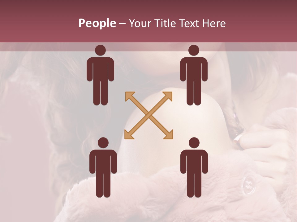 Winter Pink Fashion PowerPoint Template