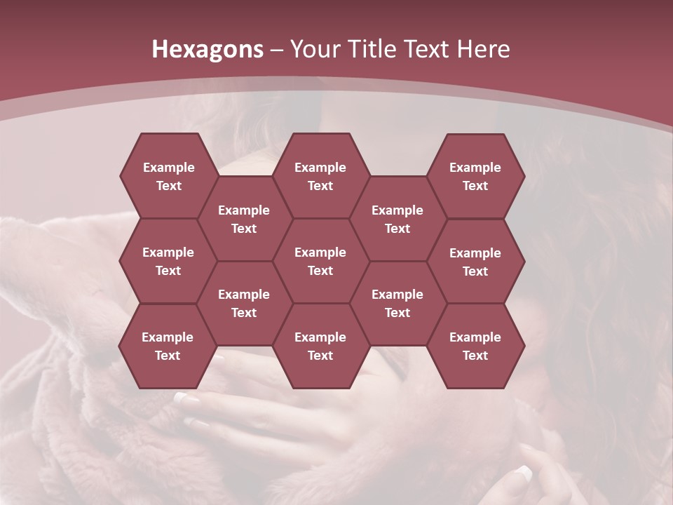 Pink Fur Coat PowerPoint Template