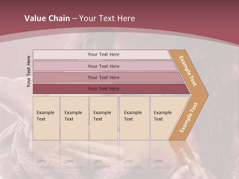 Pink Fur Coat PowerPoint Template