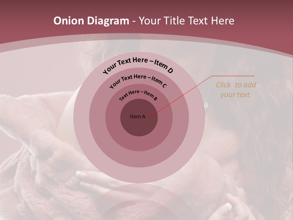 Pink Fur Coat PowerPoint Template