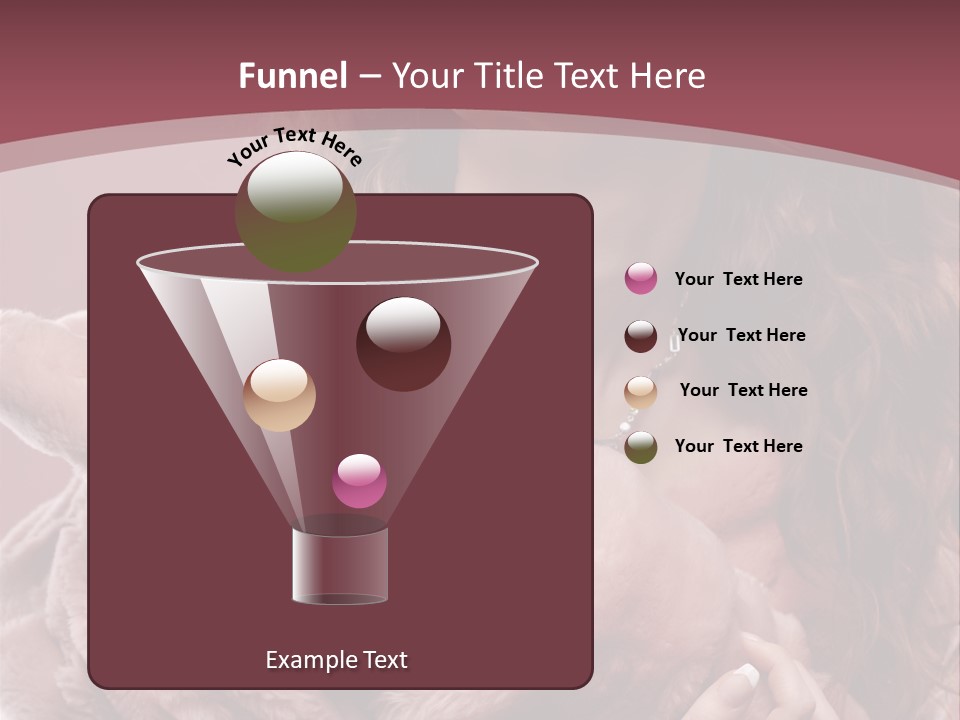 Pink Fur Coat PowerPoint Template