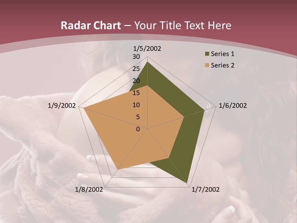 Pink Fur Coat PowerPoint Template