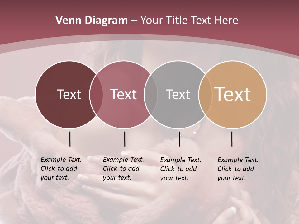 Pink Fur Coat PowerPoint Template