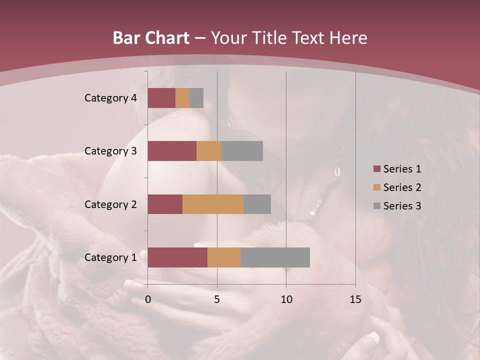 Pink Fur Coat PowerPoint Template