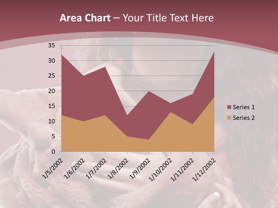 Pink Fur Coat PowerPoint Template