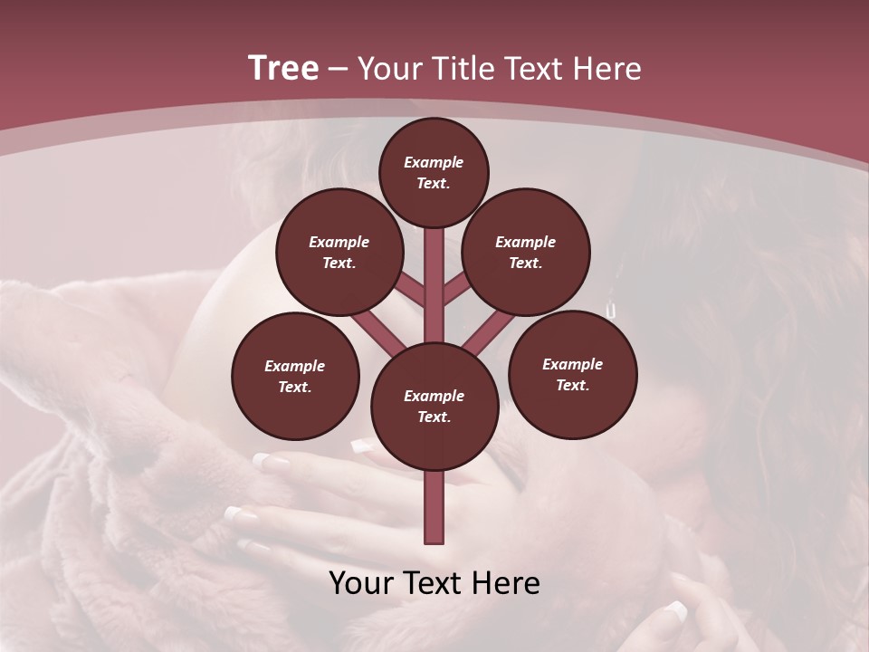 Pink Fur Coat PowerPoint Template