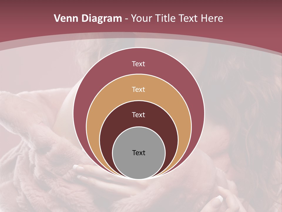 Pink Fur Coat PowerPoint Template