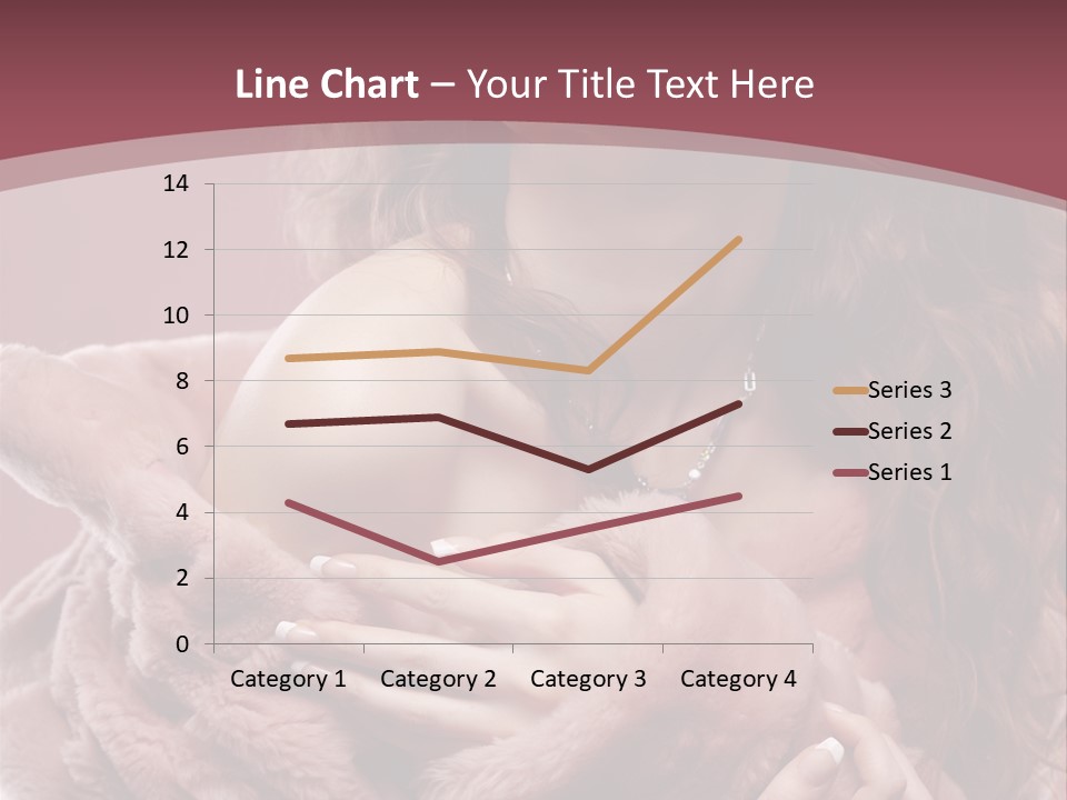 Pink Fur Coat PowerPoint Template