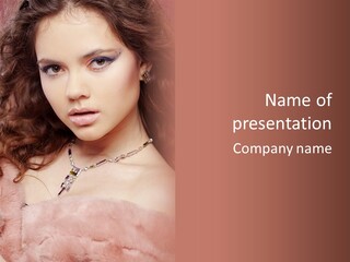 Face Posing Passion PowerPoint Template