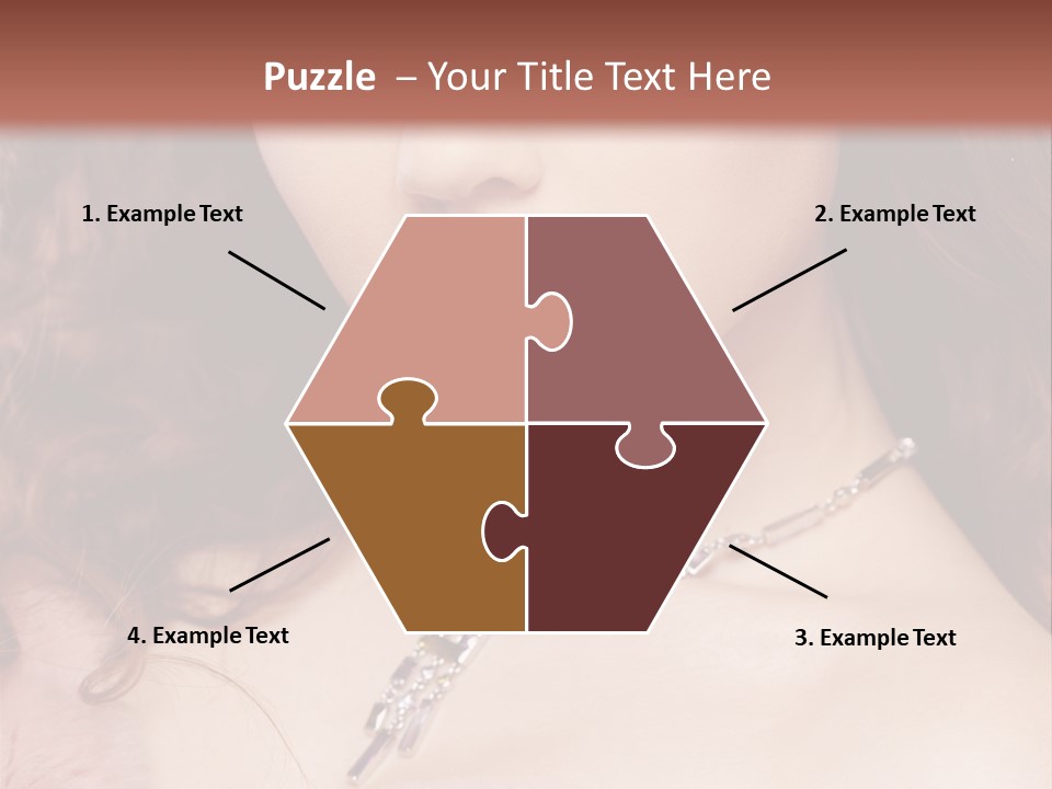 Face Posing Passion PowerPoint Template