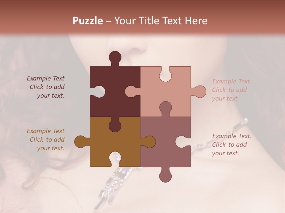 Face Posing Passion PowerPoint Template