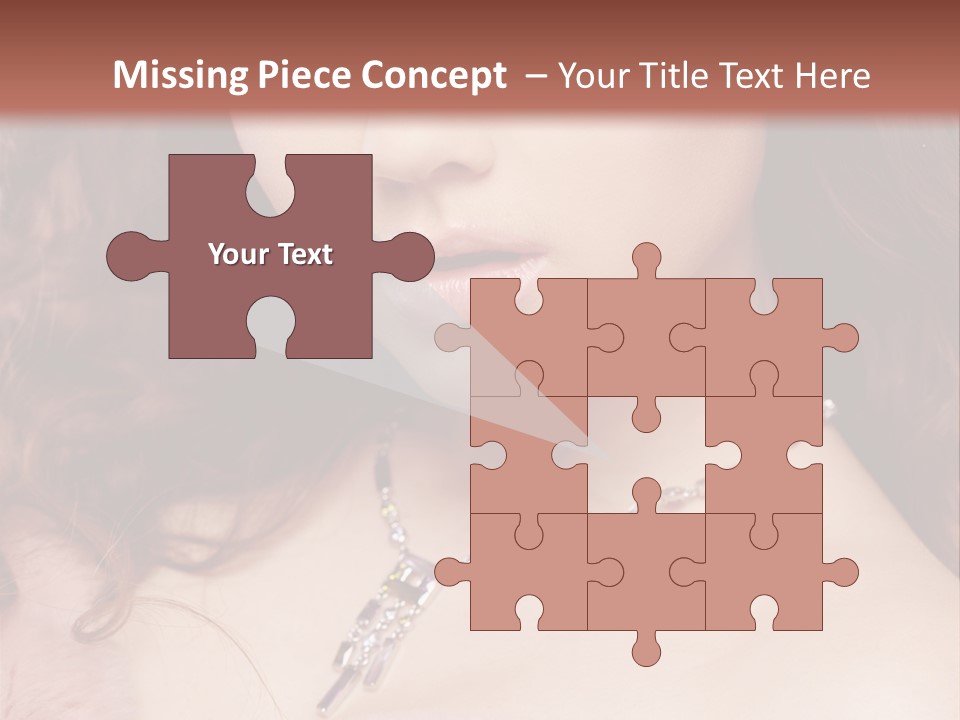 Face Posing Passion PowerPoint Template