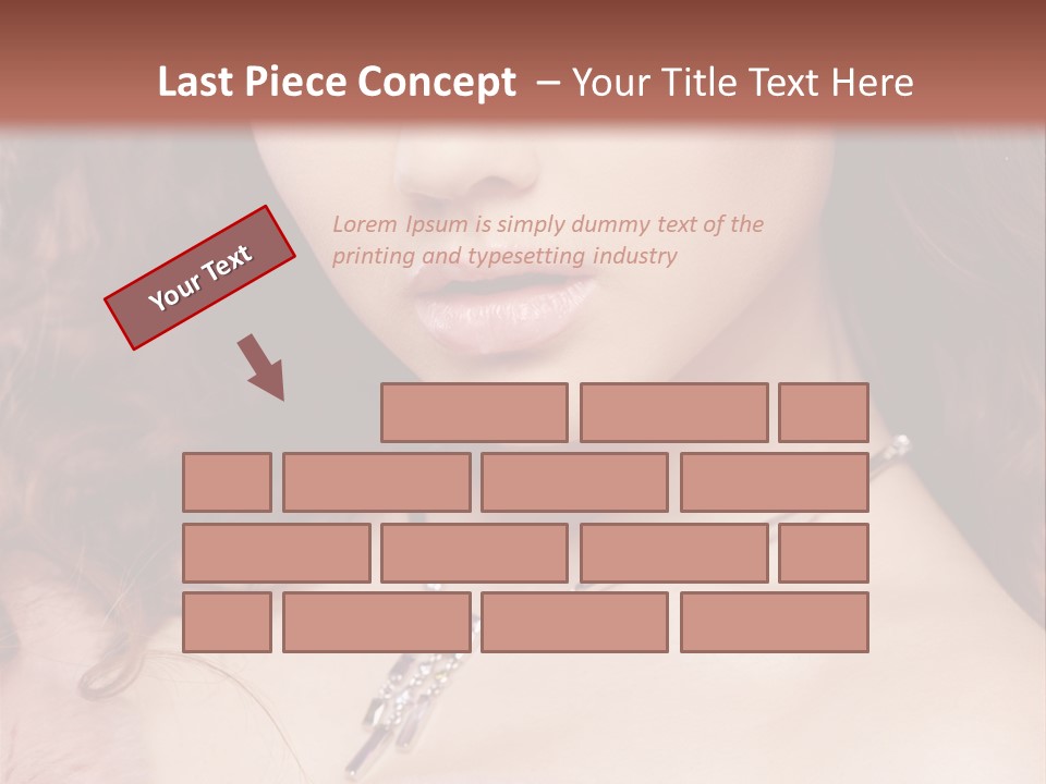 Face Posing Passion PowerPoint Template