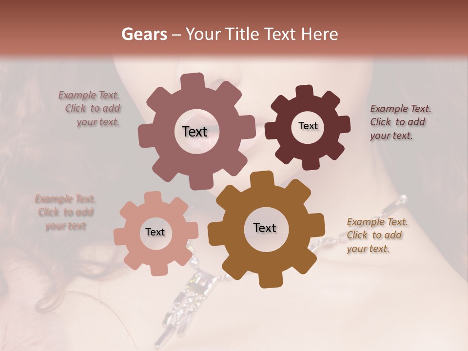 Face Posing Passion PowerPoint Template