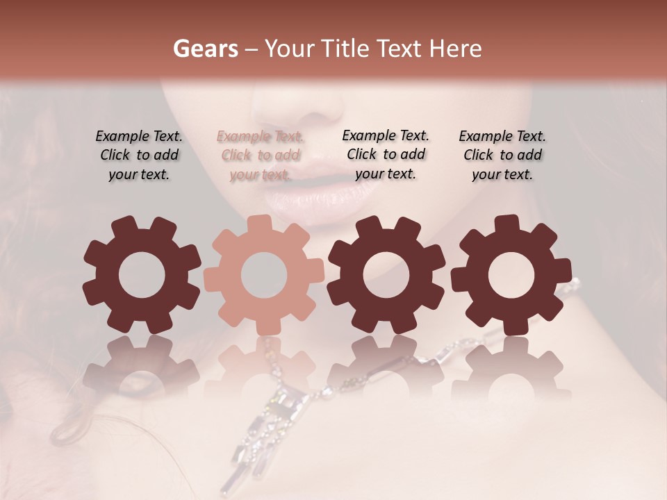 Face Posing Passion PowerPoint Template