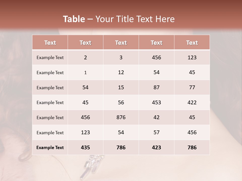 Face Posing Passion PowerPoint Template