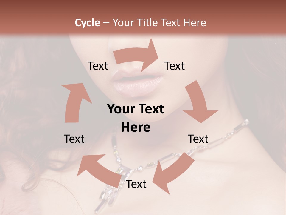 Face Posing Passion PowerPoint Template