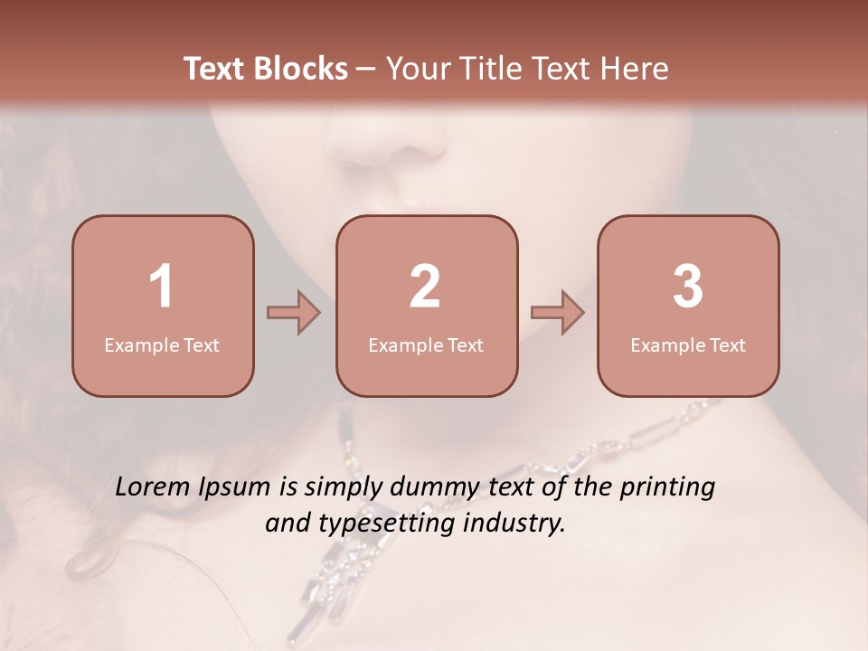 Face Posing Passion PowerPoint Template