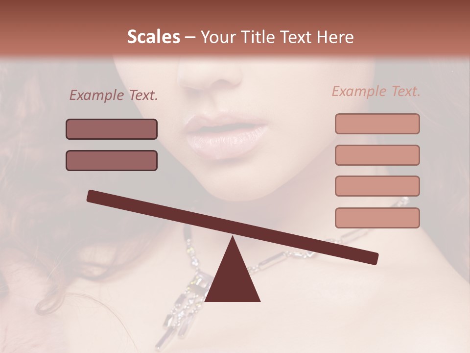 Face Posing Passion PowerPoint Template