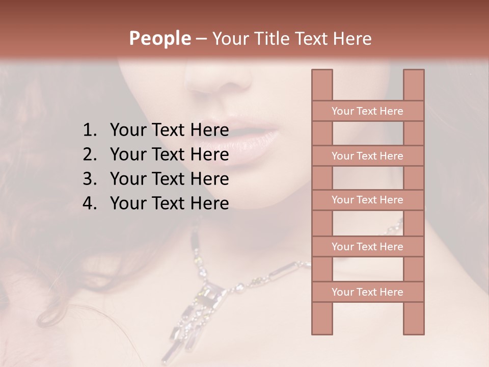 Face Posing Passion PowerPoint Template