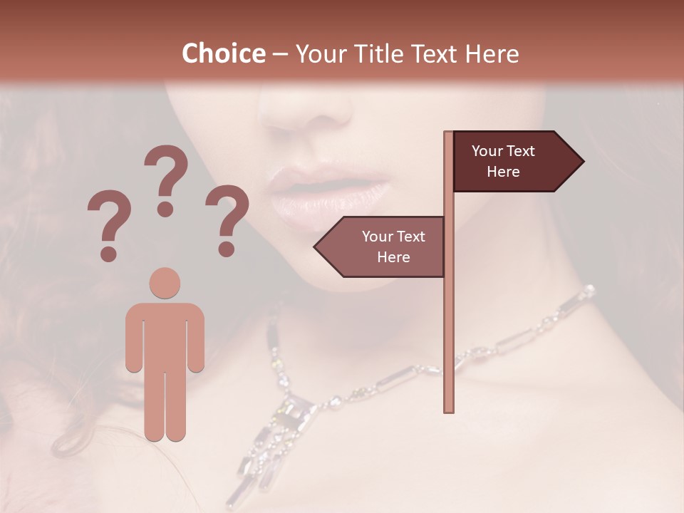 Face Posing Passion PowerPoint Template