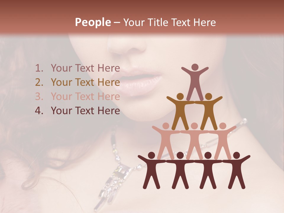 Face Posing Passion PowerPoint Template