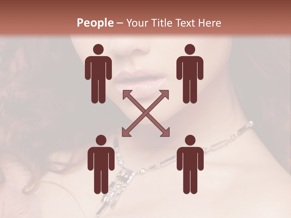 Face Posing Passion PowerPoint Template