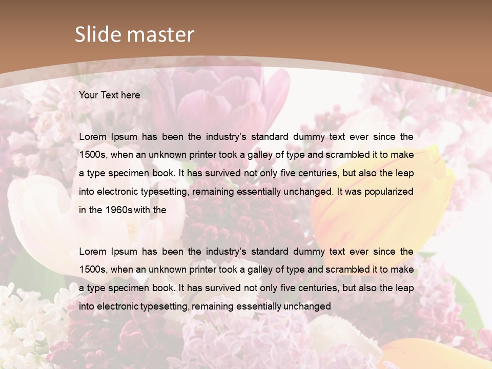 Beautiful Branch Fresh PowerPoint Template