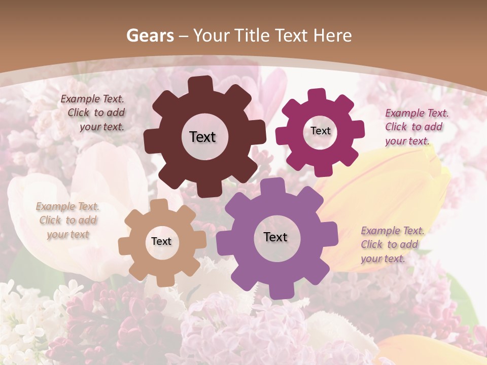 Beautiful Branch Fresh PowerPoint Template