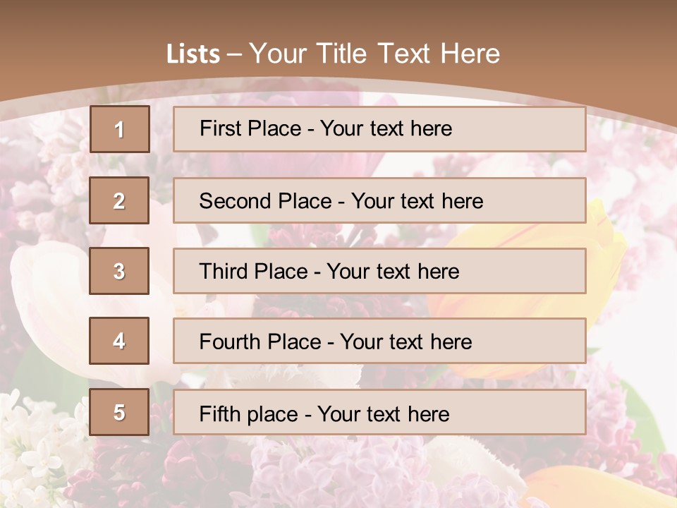 Beautiful Branch Fresh PowerPoint Template