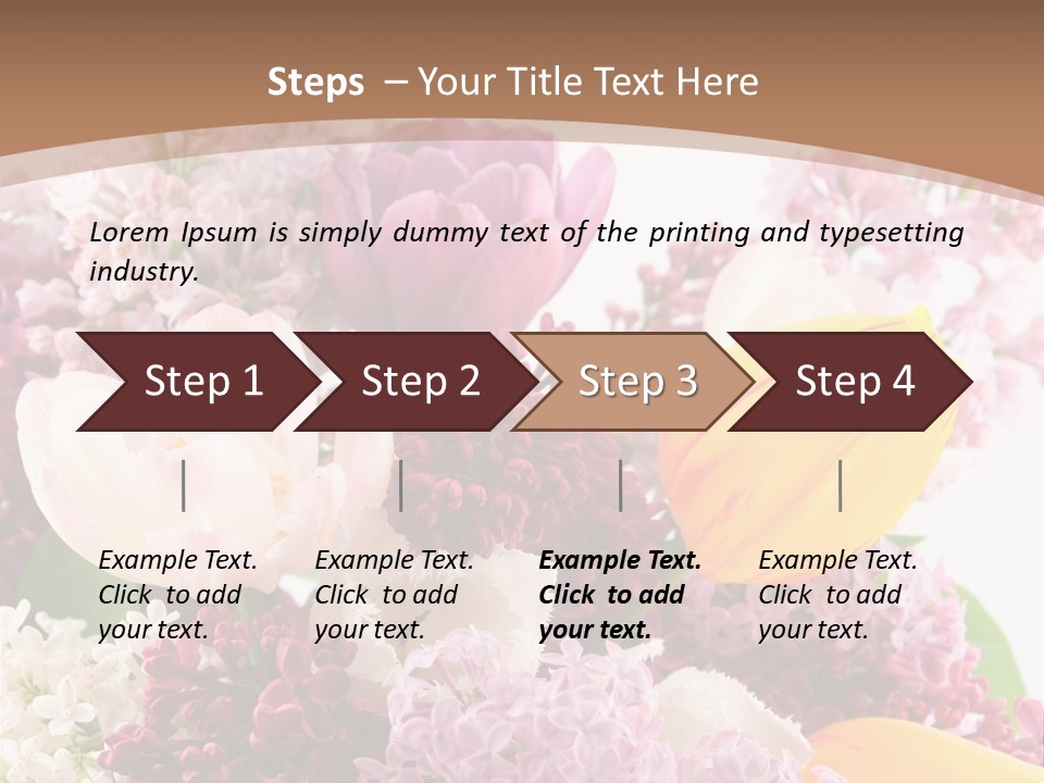 Beautiful Branch Fresh PowerPoint Template