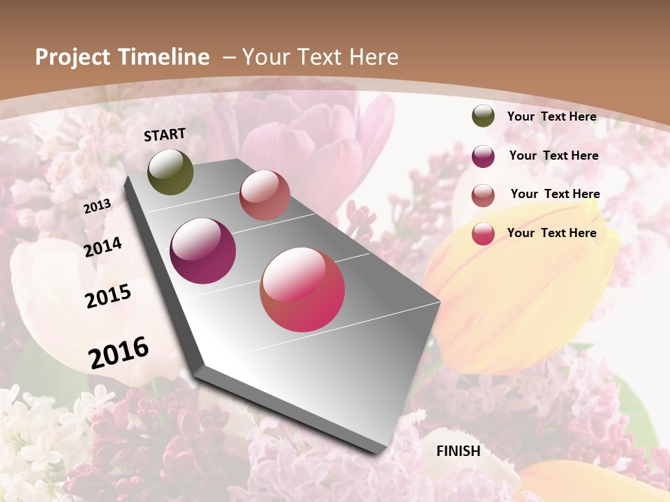 Beautiful Branch Fresh PowerPoint Template