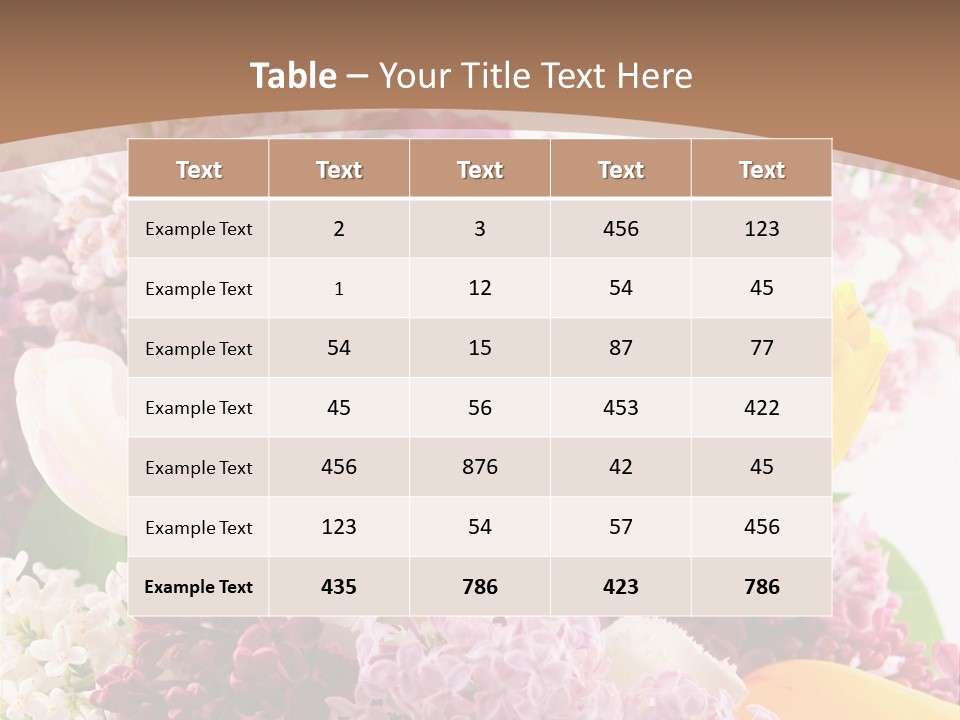 Beautiful Branch Fresh PowerPoint Template