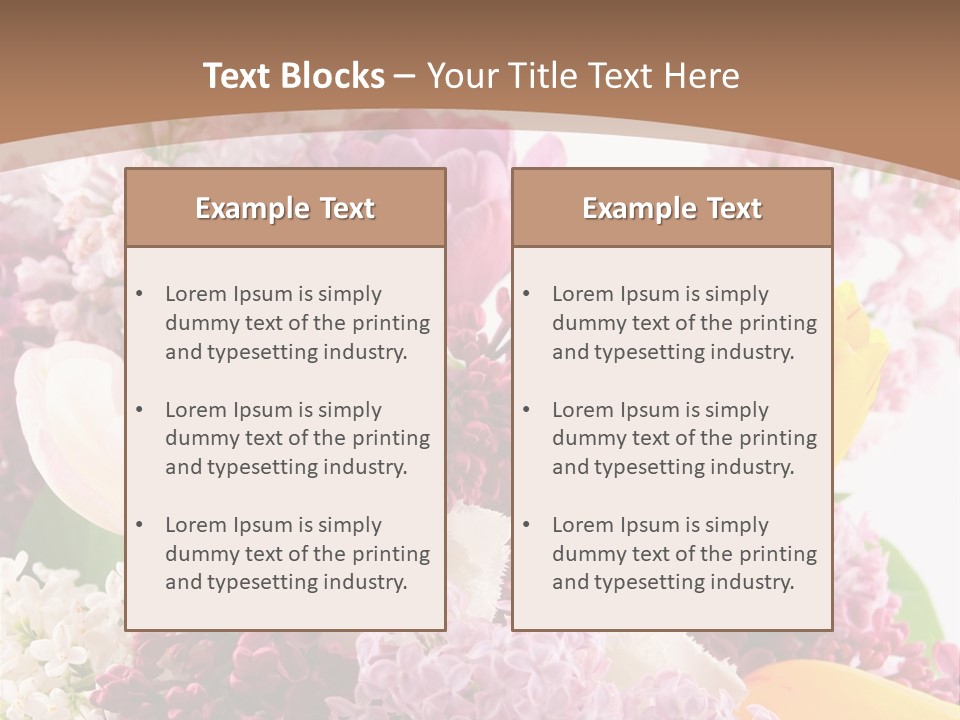 Beautiful Branch Fresh PowerPoint Template