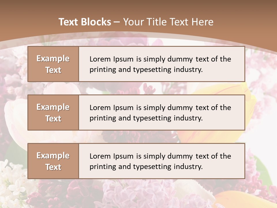 Beautiful Branch Fresh PowerPoint Template