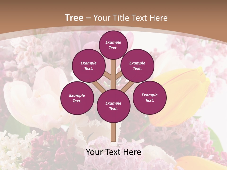 Beautiful Branch Fresh PowerPoint Template