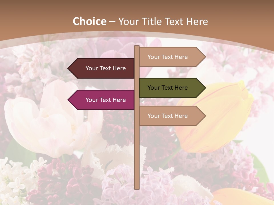 Beautiful Branch Fresh PowerPoint Template