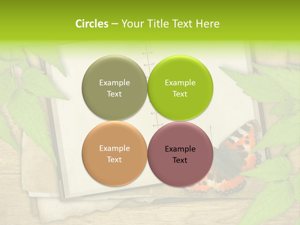 Book Decoration Retro PowerPoint Template