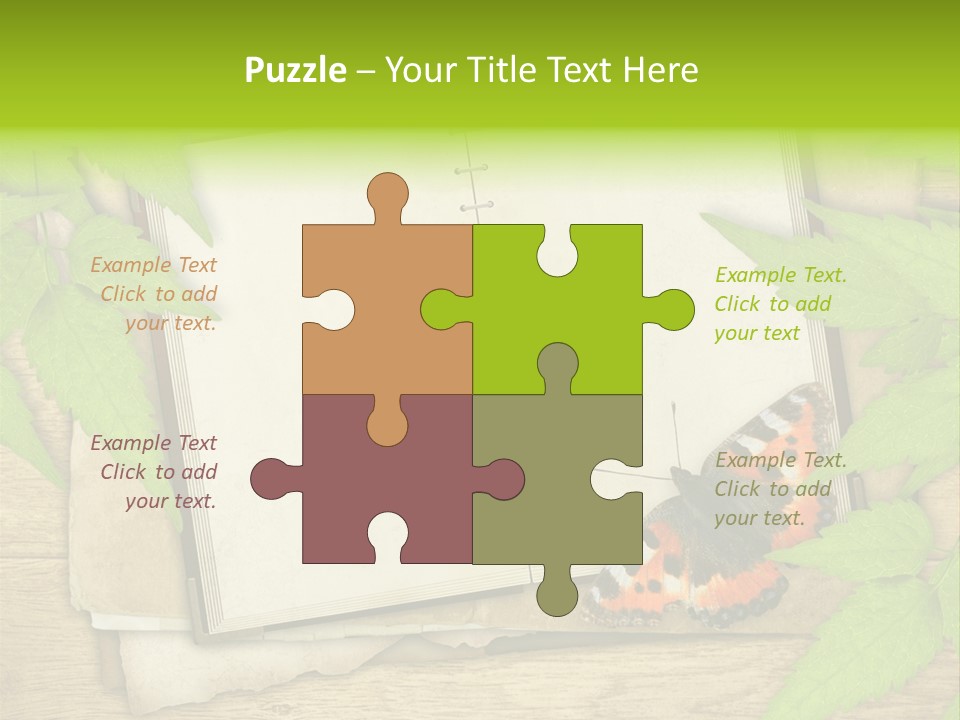 Book Decoration Retro PowerPoint Template