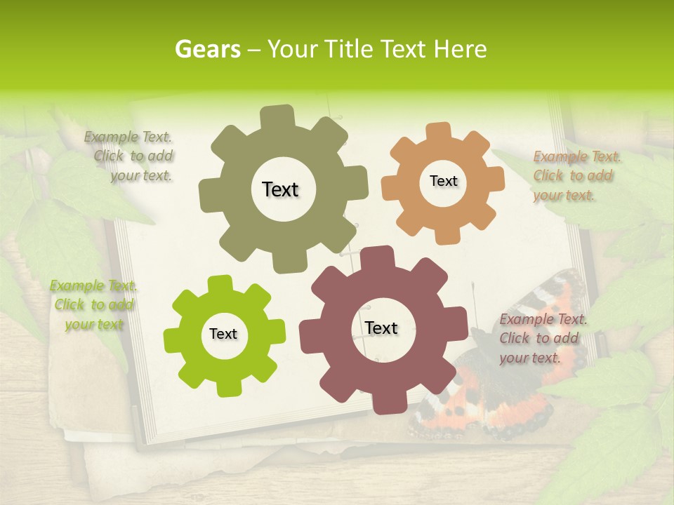 Book Decoration Retro PowerPoint Template