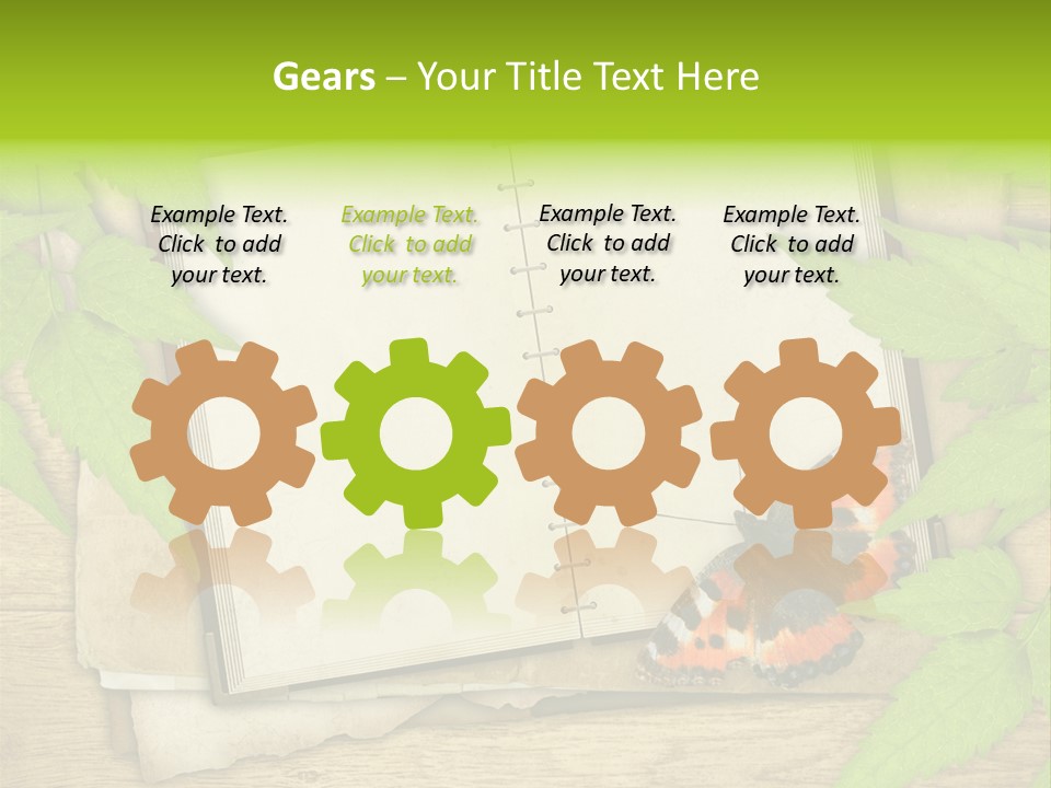 Book Decoration Retro PowerPoint Template