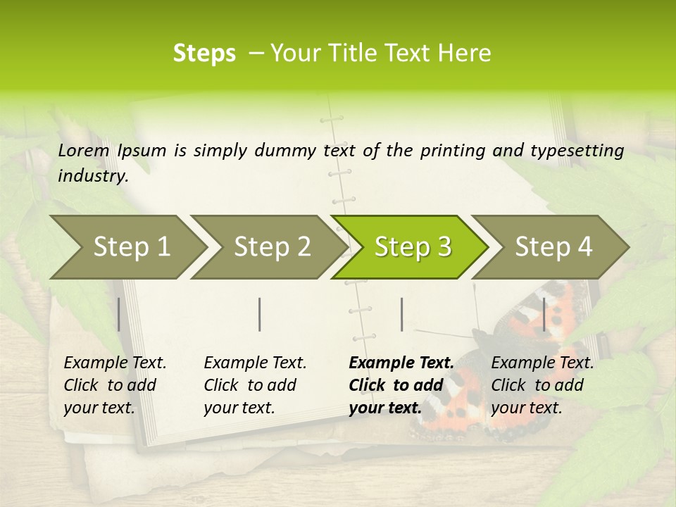 Book Decoration Retro PowerPoint Template